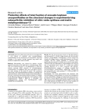 Báo cáo y học: "Protective effects of total fraction of avocado/soybean unsaponifiables on the structural changes in experimental dog osteoarthritis: inhibition of nitric oxide synthase and matrix metalloproteinase-13"