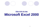 Giáo trình môn Microsoft Excel