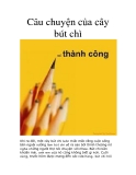 Câu chuyện của cây bút chì  