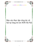 Báo cáo thực tập công tác xã hội tại làng trẻ em SOS Hà Nội