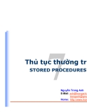 Thủ tục thường trú STORED PROCEDURES