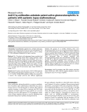 Báo cáo y học: "Anti-C1q antibodies antedate patent active glomerulonephritis in patients with systemic lupus erythematosus"