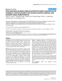 Báo cáo y học: "Flow cytometry analysis of glucocorticoid receptor expression and binding in steroid-sensitive and steroid-resistant patients with systemic lupus erythematosus"