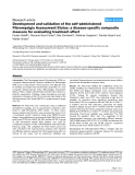 Báo cáo y học: "Development and validation of the self-administered Fibromyalgia Assessment Status: a disease-specific composite measure for evaluating treatment effect"