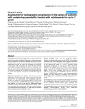 Báo cáo y học: "Assessment of radiographic progression in the spines of patients with ankylosing spondylitis treated with adalimumab for up to 2 years"