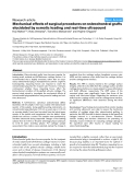 Báo cáo y học: "Mechanical effects of surgical procedures on osteochondral grafts elucidated by osmotic loading and real-time ultrasound"