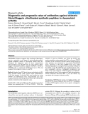 Báo cáo y học: "Diagnostic and prognostic value of antibodies against chimeric fibrin/filaggrin citrullinated synthetic peptides in rheumatoid arthritis"