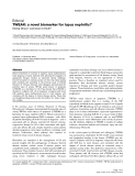 Báo cáo y học: "TWEAK: a novel biomarker for lupus nephritis"