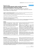 Báo cáo y học: "Altered peptide ligands inhibit arthritis induced by glucose-6-phosphate isomerase peptide"