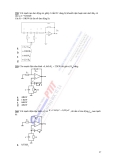 Ngân hàng đề thi Điện tử tương tự ngành điện tử viễn thông - 5