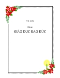 Đề tài: Giaó dục đạo đức