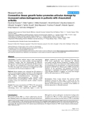 Báo cáo y học: "Connective tissue growth factor promotes articular damage by increased osteoclastogenesis in patients with rheumatoid arthritis"