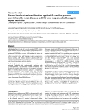 Báo cáo y học: "Serum levels of autoantibodies against C-reactive protein correlate with renal disease activity and response to therapy in lupus nephritis"