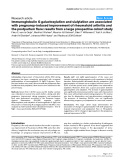 Báo cáo y học: " Immunoglobulin G galactosylation and sialylation are associated with pregnancy-induced improvement of rheumatoid arthritis and the postpartum flare: results from a large prospective cohort study"