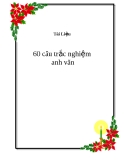 60 câu trắc nghiệm anh văn