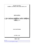 Bài giảng lập trình hướng đối tượng với C++ - Đinh Thị Mỹ Hạnh