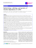 Báo cáo y học: " Epidemiology, radiology, and genetics of nicotine dependence in COPD"