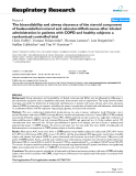 Báo cáo y học: " The bioavailability and airway clearance of the steroid component of budesonide/formoterol and "