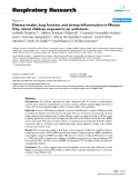 Báo cáo y học: " Dietary intake, lung function and airway inflammation in Mexico City school children exposed to air pollutants"