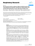 Báo cáo y học: "An intranasal selective antisense oligonucleotide impairs lung cyclooxygenase-2 production and improves inflammation, but worsens airway function, in house dust mite sensitive mice"