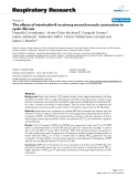 Báo cáo y học: The effects of interleukin-8 on airway smooth muscle contraction in cystic fibrosis"