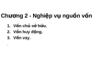 Nghiệp vụ ngân hàng thương mại - Chương 2