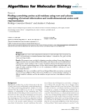 Báo cáo sinh học: "Finding coevolving amino acid residues using row and column weighting of mutual information and multi-dimensional amino acid representation"