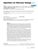 Báo cáo sinh học: ""Hook"-calibration of GeneChip-microarrays: Chip characteristics and expression measures"