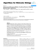 Báo cáo sinh học: "Grammatical-Restrained Hidden Conditional Random Fields for Bioinformatics applications"