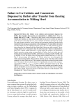 Báo cáo khoa học: "Failure to Use Cubicles and Concentrate Dispenser by Heifers after Transfer from Rearing Accommodation to Milking Herd"