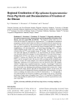 Báo cáo khoa học: "Regional Eradication of Mycoplasma hyopneumoniae From Pig Herds and Documentation of Freedom of the Disease"