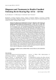 Báo cáo khoa học: "Diagnoses and Treatments in Health-Classiﬁed Fattening Herds Rearing Pigs All In – All Out"