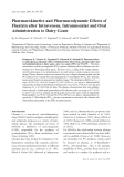 Báo cáo khoa học: "Pharmacokinetics and Pharmacodynamic Effects of Flunixin after Intravenous, Intramuscular and Oral Administration to Dairy Goats"