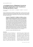 Báo cáo khoa học: "A Serological Survey of Ruminant Livestock in Kazakhstan During Post-Soviet Transitions in Farming and Disease Control"