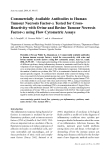 Báo cáo khoa học: "Commercially Available Antibodies to Human Tumour Necrosis Factor-α Tested for CrossReactivity with Ovine and Bovine Tumour Necrosis Factor-α using Flow Cytometric Assay"