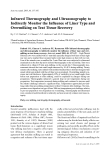 Báo cáo khoa học: "Infrared Thermography and Ultrasonography to Indirectly Monitor the Inﬂuence of Liner Type and Overmilking on Teat Tissue Recovery"