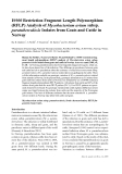 Báo cáo khoa học: " IS900 Restriction Fragment Length Polymorphism (RFLP) Analysis of Mycobacterium avium subsp. paratuberculosis Isolates from Goats and Cattle in Norway"