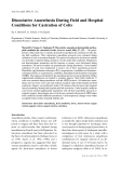 Báo cáo khoa học: "Dissociative Anaesthesia During Field and Hospital Conditions for Castration of Colts"