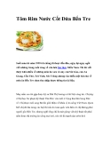 Tôm Rim Nước Cốt Dừa Bến Tre