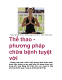 Thể thao phương pháp chữa bệnh tuyệt vời