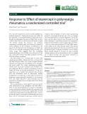 Báo cáo y học: "Response to ‘Effect of etanercept in polymyalgia rheumatica: a randomized controlled trial’."