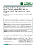 Báo cáo y học: "New insights into the pathogenesis of glucocorticoid-induced avascular necrosis: microarray analysis of gene expression in a rat model"