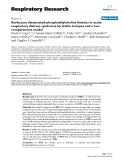 Báo cáo y học: " Surfactant disaturated-phosphatidylcholine kinetics in acute respiratory distress syndrome by stable isotopes and a two compartment model"