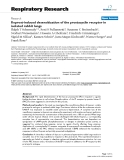 Báo cáo y học: " Iloprost-induced desensitization of the prostacyclin receptor in isolated rabbit lungs"