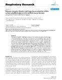 Báo cáo y học: "Human receptor kinetics and lung tissue retention of the enhanced-affinity glucocorticoid fluticasone furoate"