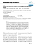 Báo cáo y học: "Invasive and noninvasive methods for studying pulmonary function in mice"