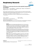 Báo cáo y học: " Continuous monitoring of the bronchial epithelial lining fluid by microdialysis"