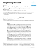 Báo cáo y học: "Sequestration and homing of bone marrow-derived lineage negative progenitor cells in the lung during pneumococcal pneumonia"