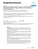 Báo cáo y học: " Differential regulation of CCL-11/eotaxin-1 and CXCL-8/IL-8 by Gram-positive and Gram-negative bacteria in human airway smooth muscle cells"