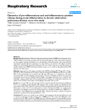 Báo cáo y học: "Dynamics of pro-inflammatory and anti-inflammatory cytokine release during acute inflammation in chronic obstructive pulmonary disease: an ex vivo study"